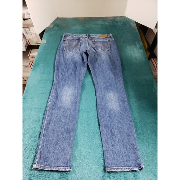 Lucky Brand Jeans Size 6 Womens Blue Stretch Pants Medium Mid Rise Lolita Skinny - Picture 10 of 13